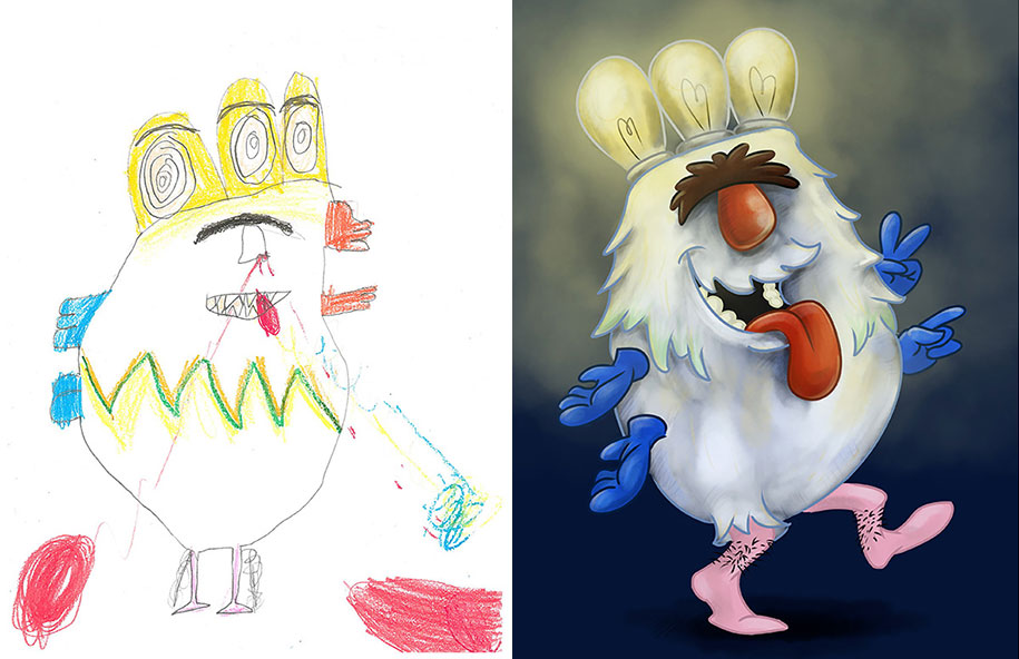 Kids Monster Drawing