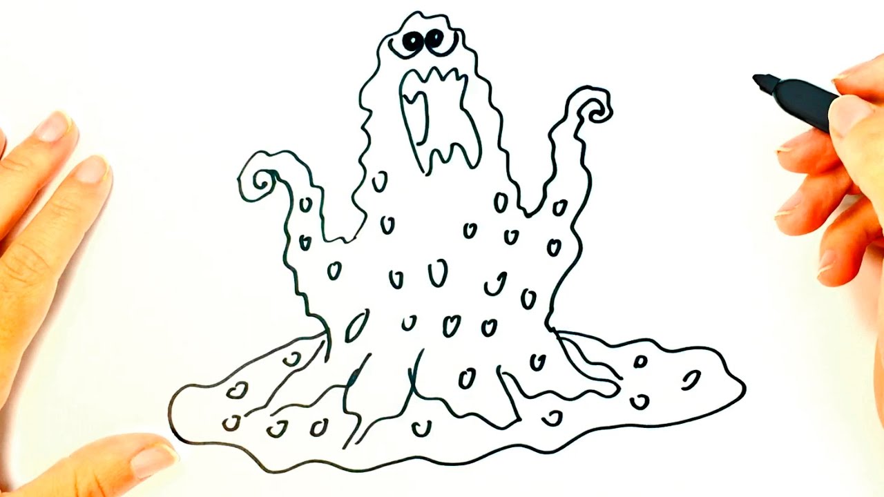 1280x720 How To Draw A Monster For Kids Monster Drawing Lesson Step - Kids Monster Drawing