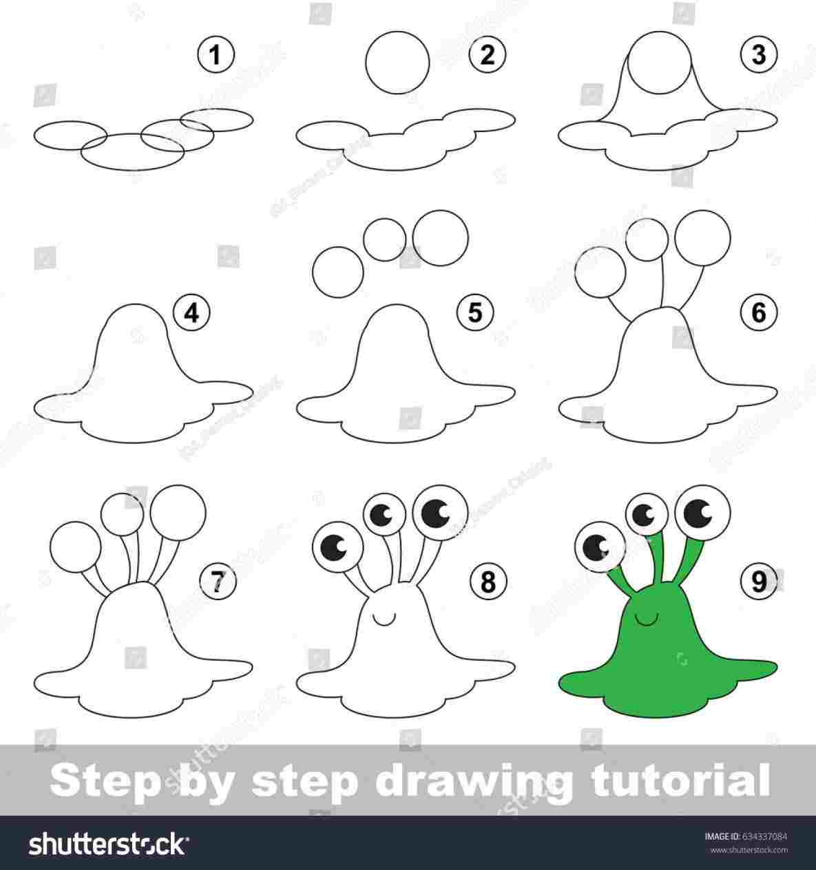 1185x1264  - Kids Monster Drawing