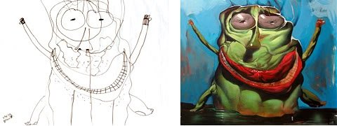 480x180 Kids Monster Drawing - Kids Monster Drawing