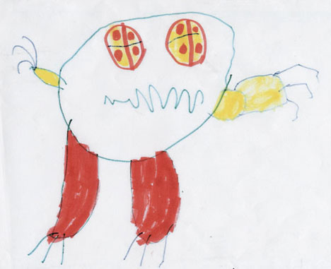 468x381 Colganology Kids' Stuff - Kids Monster Drawing