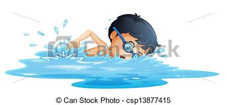 450x209 Kid Swimming Clipart - Kids Swimming Drawing