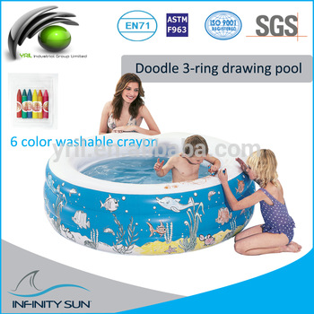 350x350 drawing swimming pool kids diy pool inflatable drawing pool - Kids Swimming Drawing