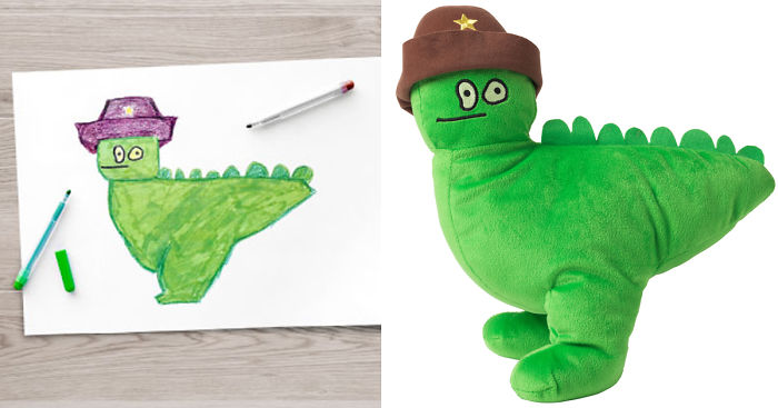 700x367 ikea turned children's drawings into real plush toys to raise - Kids Toys Drawing