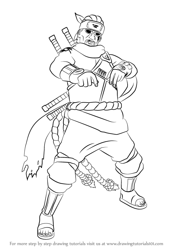 596x842 Learn How To Draw Killer Bee From Naruto - Killer Bee Drawing