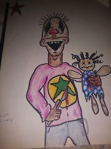 225x300 Original Art - Killer Clown Drawings