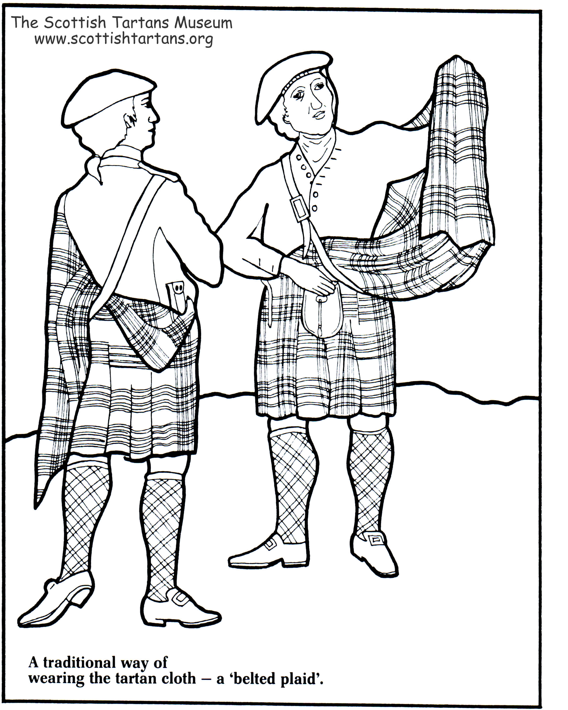 2374x2967 scottish tartans museum - Kilt Drawing