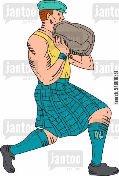 400x592 kilt cartoons - Kilt Drawing