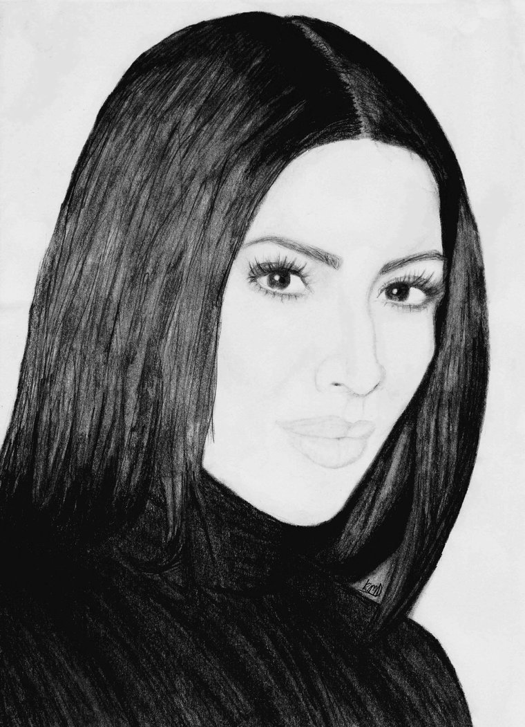 Kim Kardashian Drawing at Explore collection of