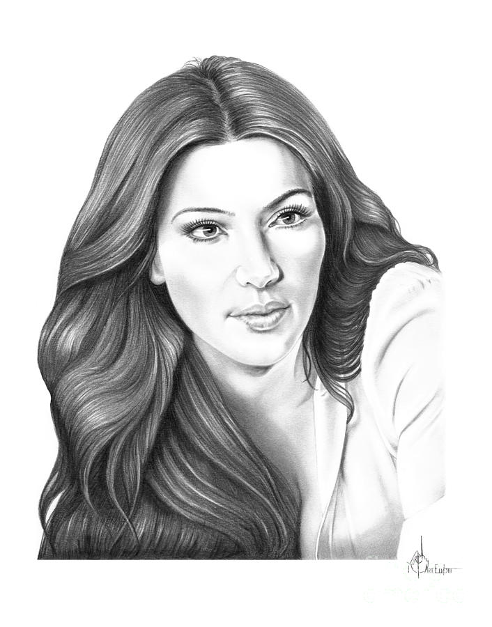 706x900 kim kardashian drawing - Kim Kardashian Drawing