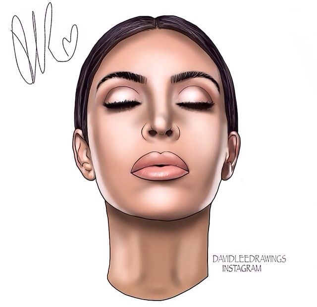 640x621 we are young kim kardashian - Kim Kardashian Drawing