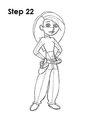 300x388 how to draw kim possible - Kim Possible Drawing
