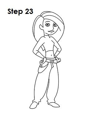 300x388 how to draw kim possible sd final project - Kim Possible Drawing