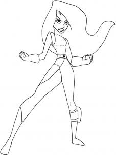 227x302 how to draw how to draw shego from kim possible - Kim Possible Drawing