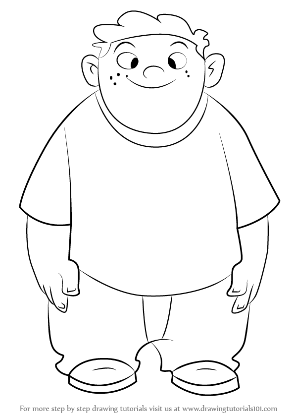 596x843 learn how to draw wade from kim possible - Kim Possible Drawing