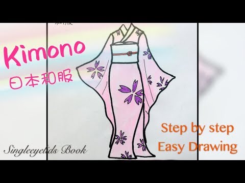 480x360 how to draw kimono - Kimono Drawing