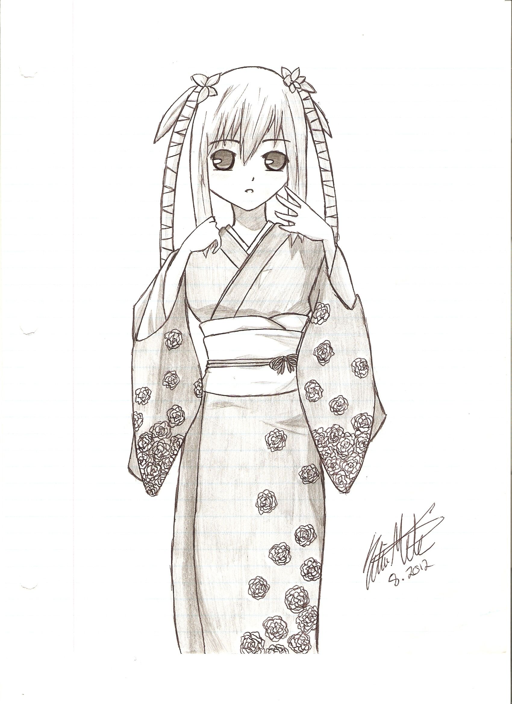 1700x2338 image result for kimono drawing draw in sketches - Kimono Drawing
