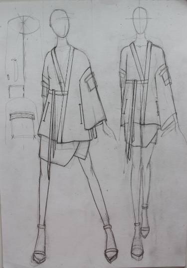 375x536 project kimono drawing - Kimono Drawing