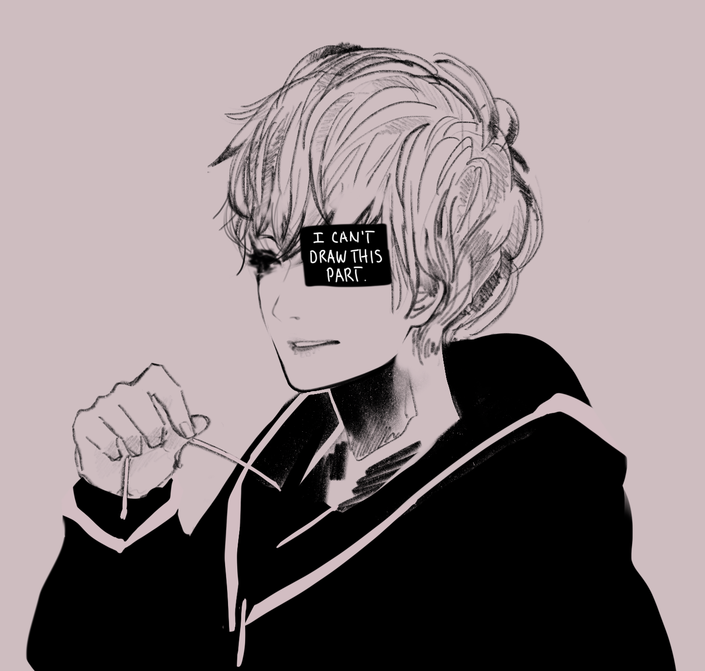 1438x1369 Drawing The Other Eye + Is This Kind Of Style Too Manga Esque - Kind Drawing