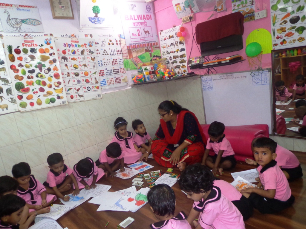 1024x768 drawing competition held for preschool kids mumbai smiles - Kindergarten Kids Drawing