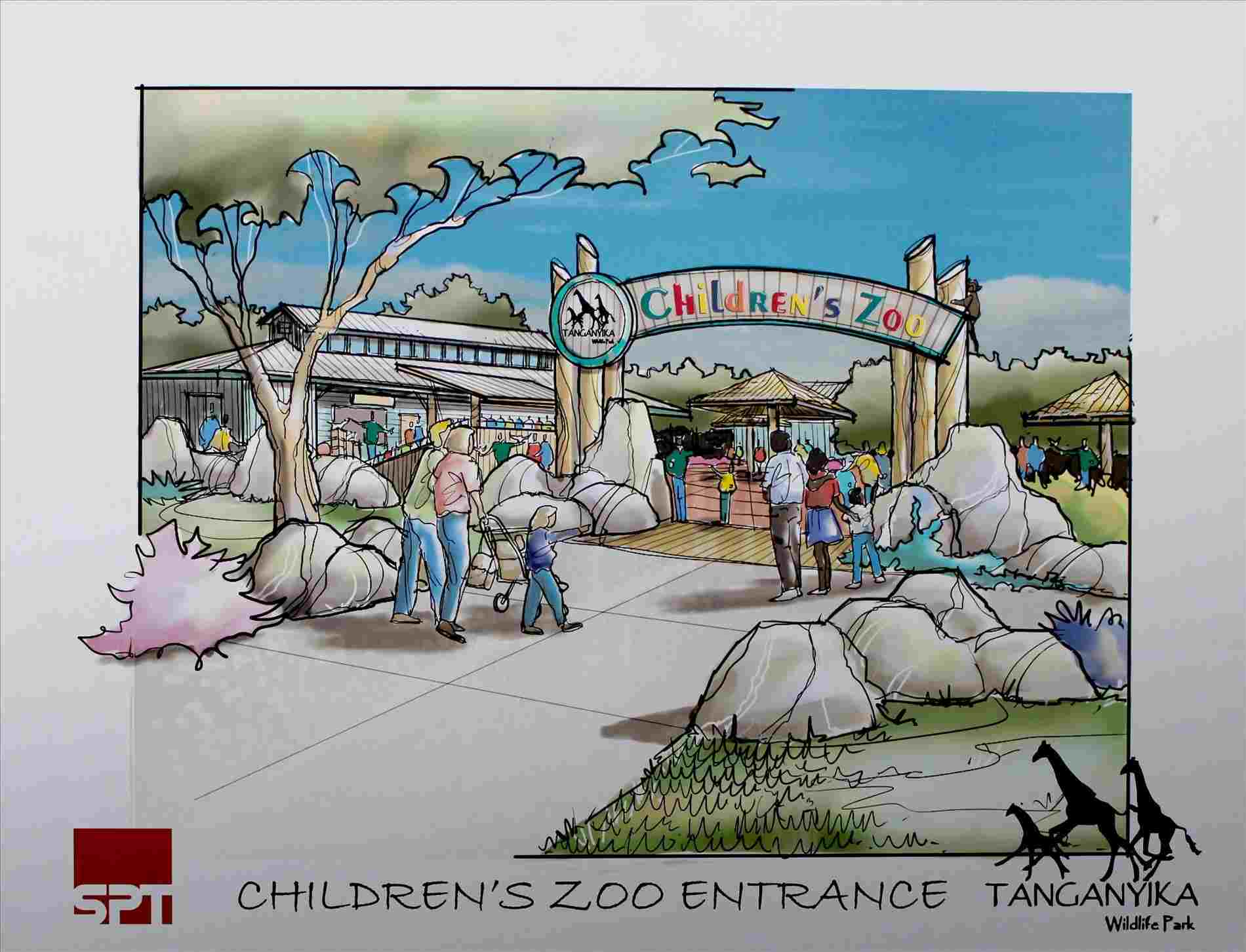 1900x1453 drawing zoo image for children zoo pet shop veterinary - Kindergarten Kids Drawing