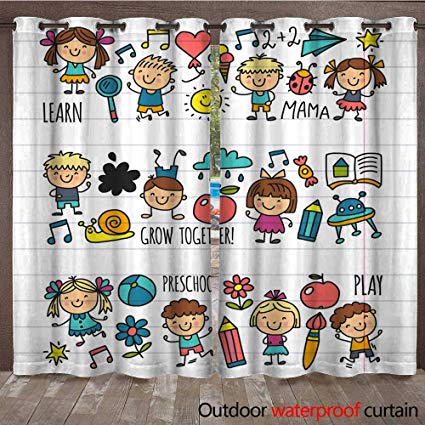 425x425 renteriadecor home patio outdoor curtain kids drawing - Kindergarten Kids Drawing