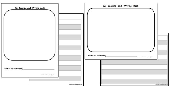 720x363 Free Teacher Resouces - Kindergarten Writing And Drawing Paper