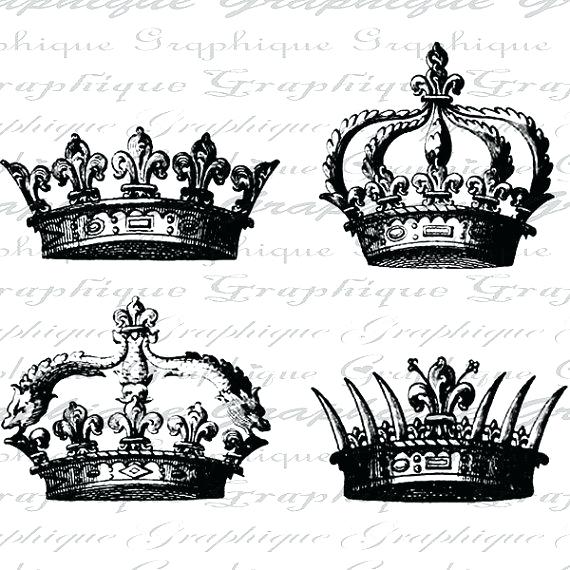 King And Queen Crown Drawing at PaintingValley.com | Explore collection ...