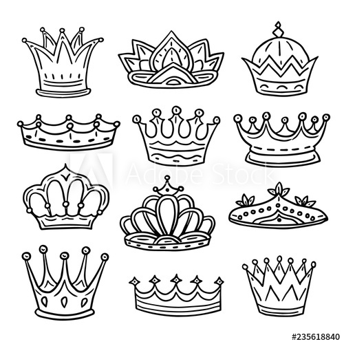 King And Queen Crown Drawing at Explore collection