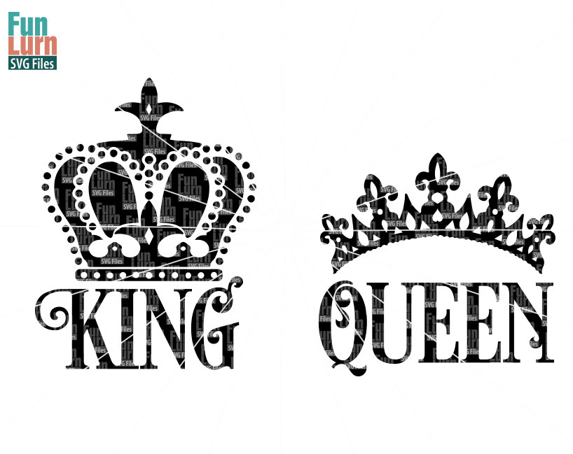 King And Queen Crown. 