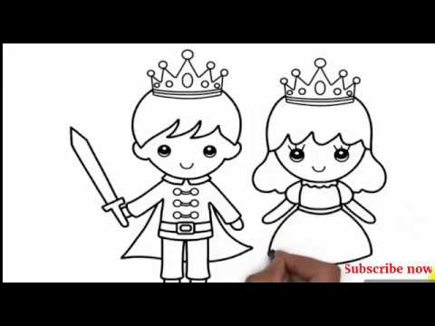 480x360 how to draw little king queen queen coloring - King And Queen Drawings
