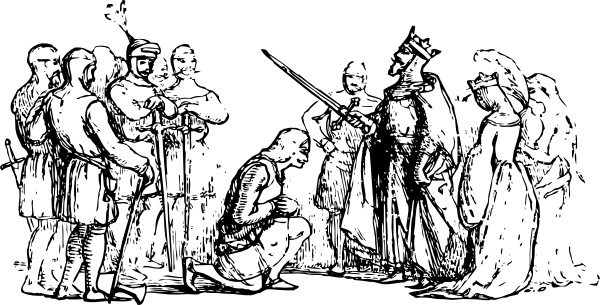 600x305 Jack And King Arthur Clip Art Free Vector In Open Office Drawing - King Arthur Drawing