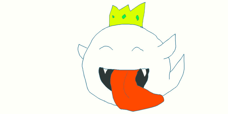900x452 King Boo Drawing - King Boo Drawing