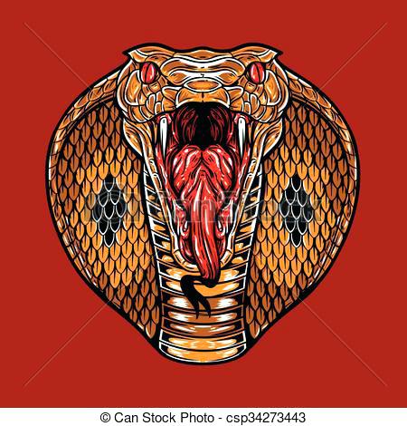 450x470 cobra snake drawing snake drawing king cobra clip art red snake - King Cobra Snake Drawing