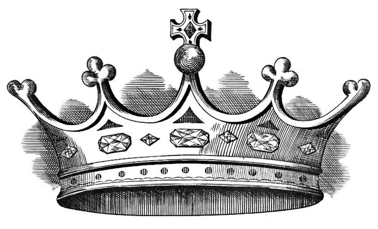 736x446 King Crown Drawing - King Crown Drawing
