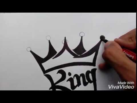 480x360 How To Draw King With Crown Easy Step In Fantastic Way - King Crown Drawing Easy