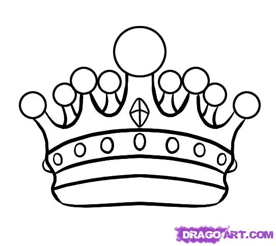 542x483 Simple Crown Drawing Group With Items - King Crown Drawing Easy