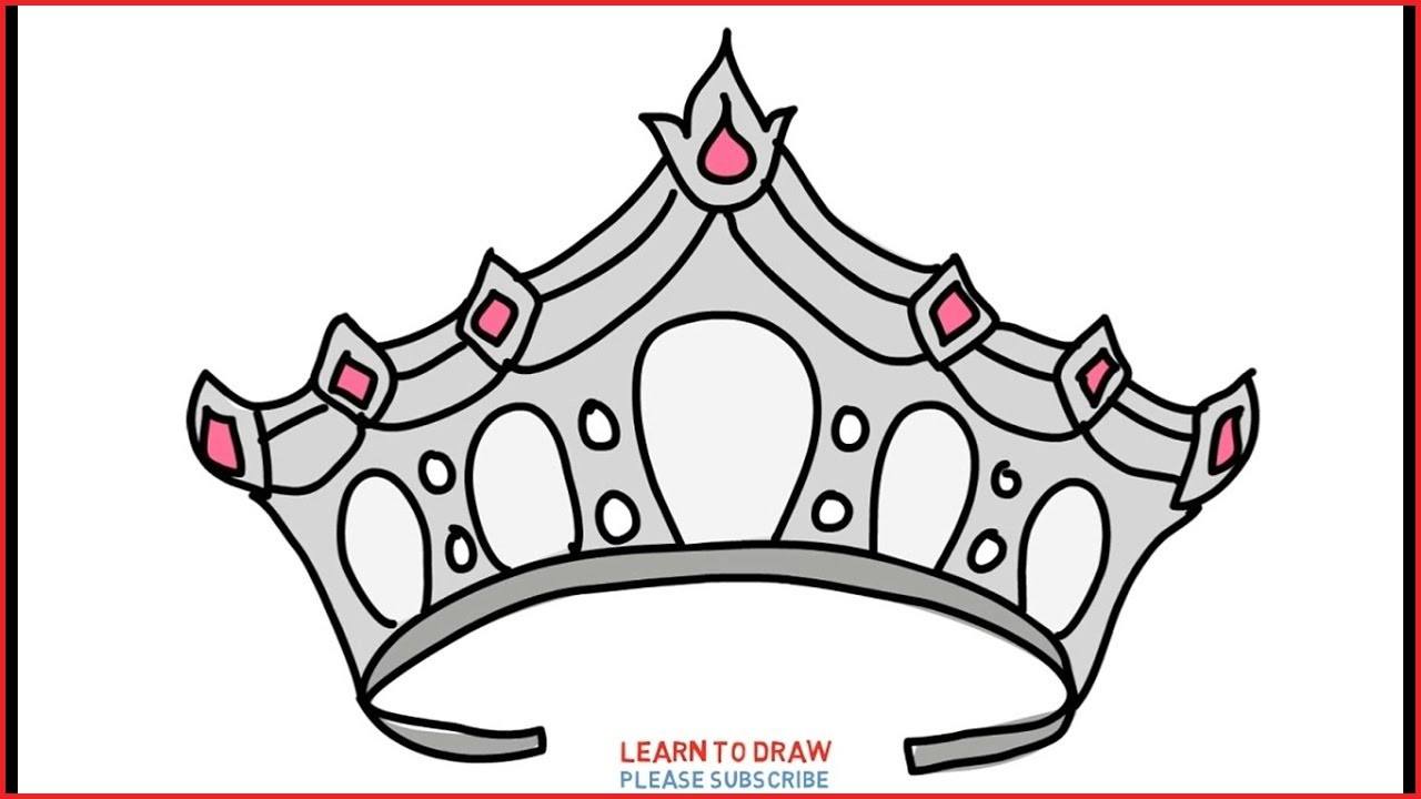 Simple King Crown Drawing Best Of Queen Crown Drawing Easy Step - King...