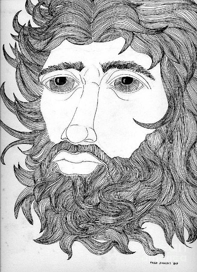 654x900 King David Drawing - King David Drawing