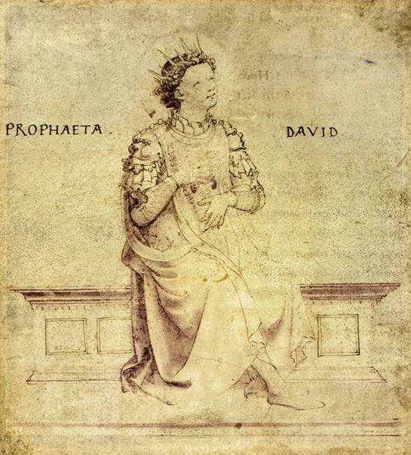 588x650 King David Playin A Psaltery - King David Drawing