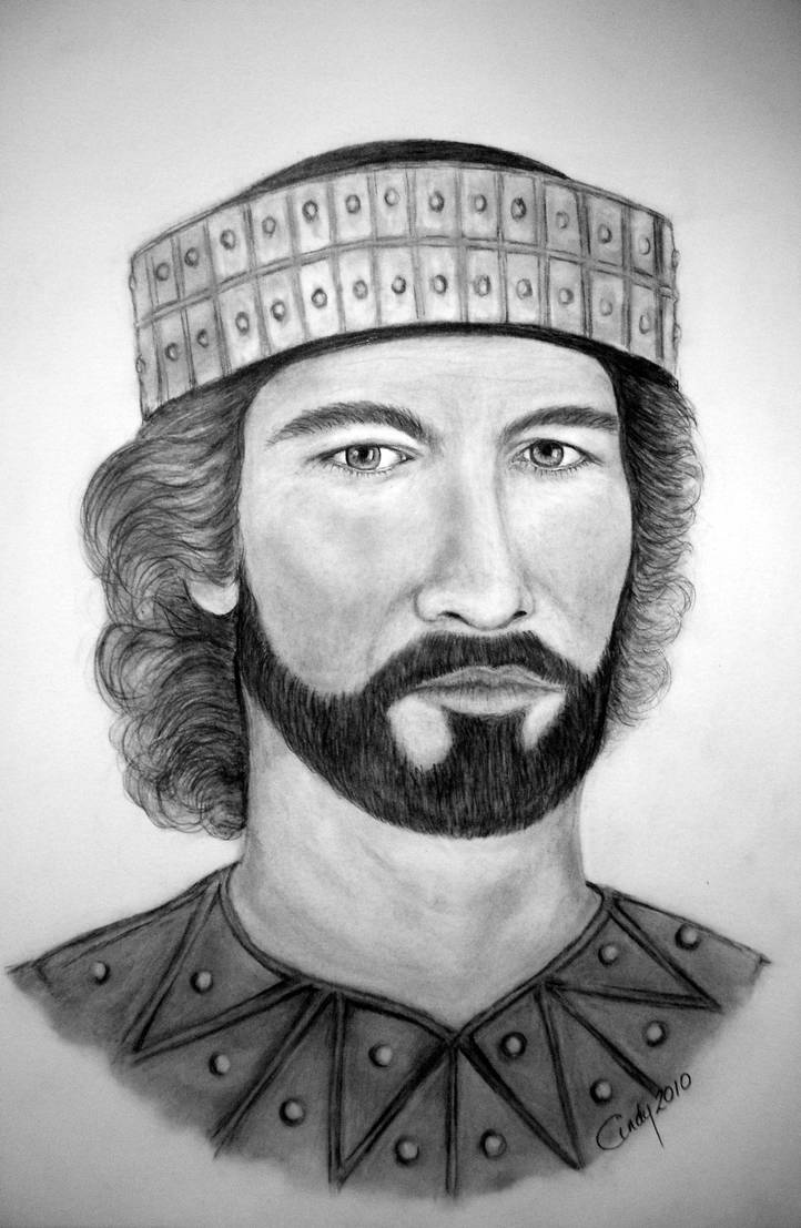 722x1107 King David - King David Drawing
