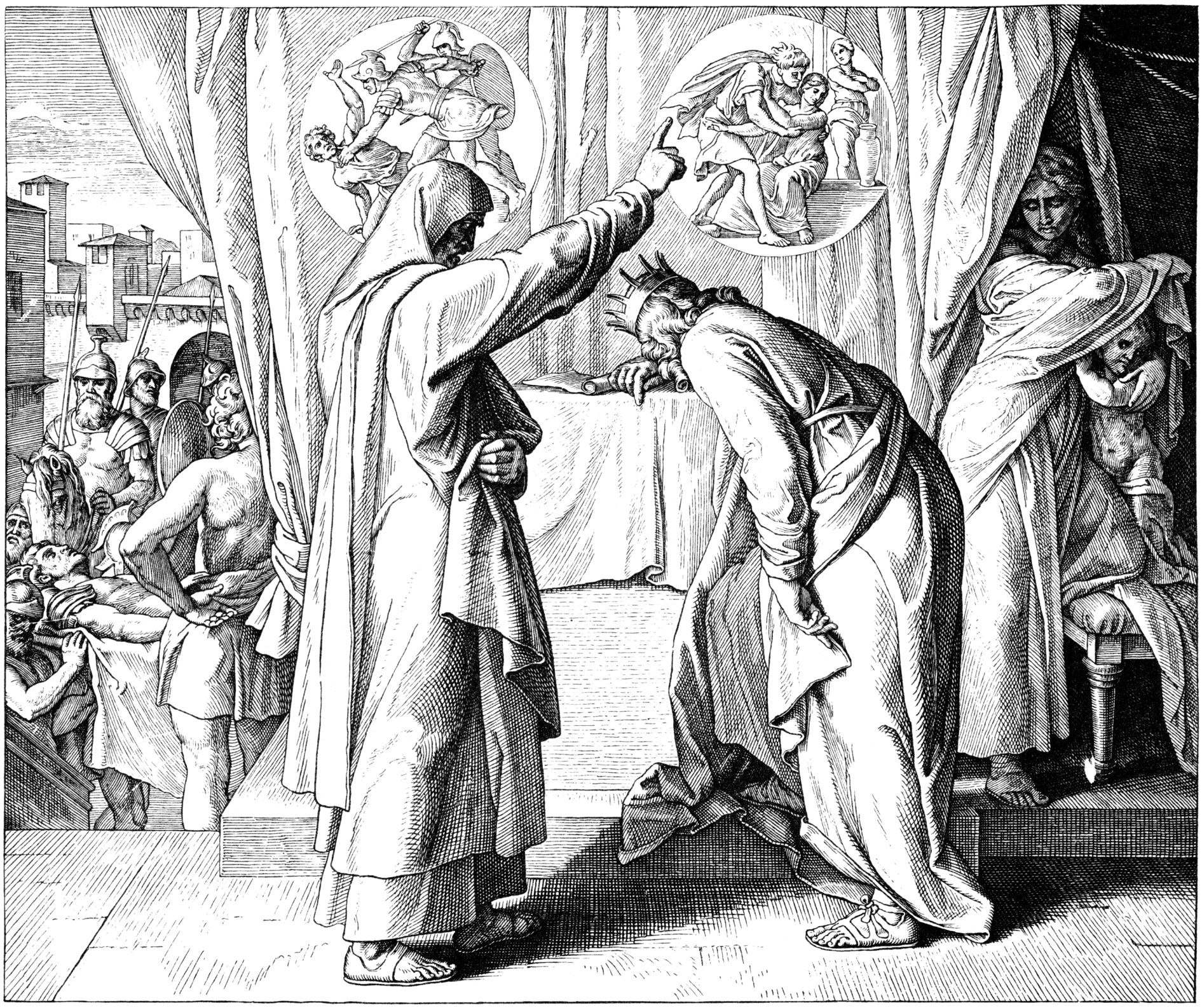 1891x1586 What Made King David A Great Leader Was How He Handled Being - King David Drawing