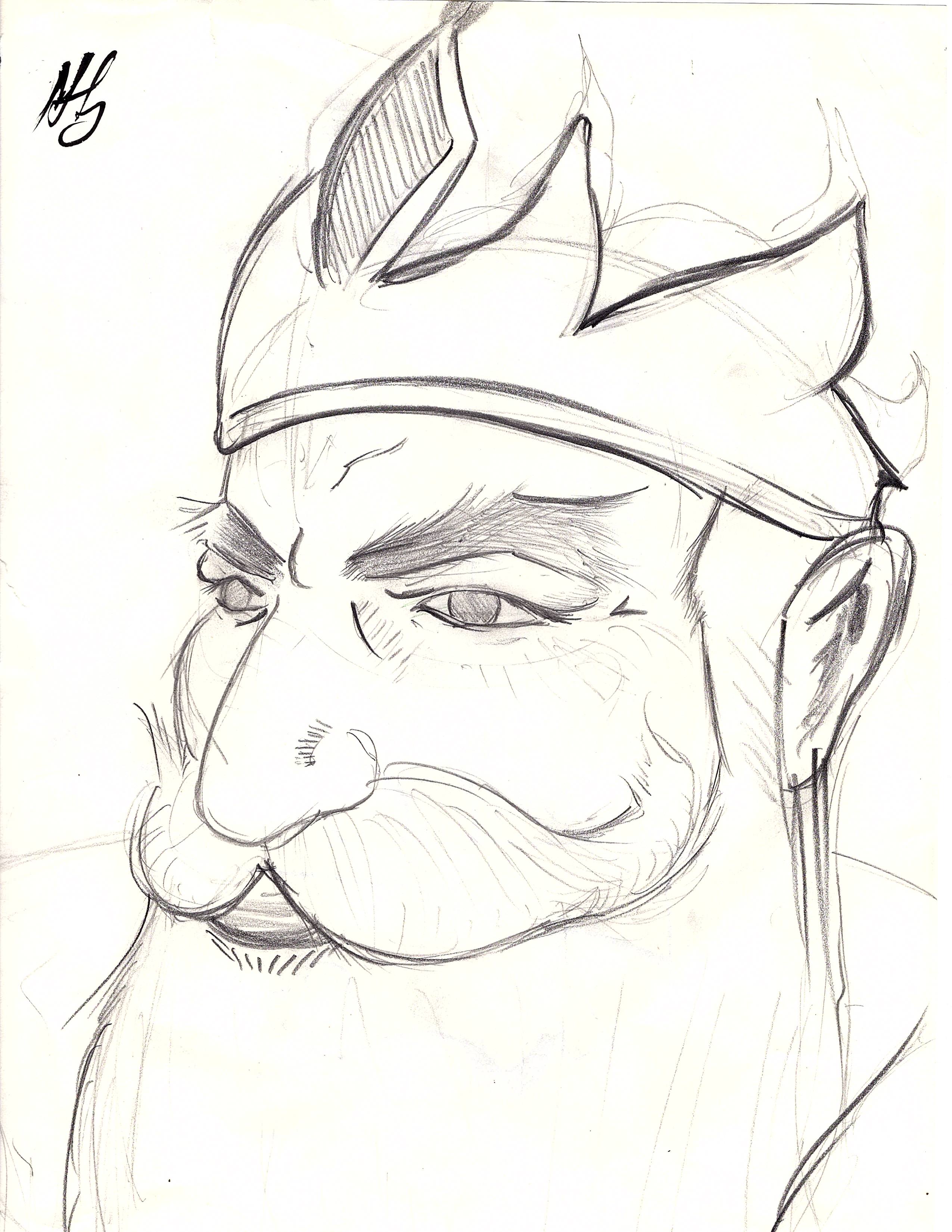 2550x3300 King River Johannsen Butterfly Drawing - King Drawing