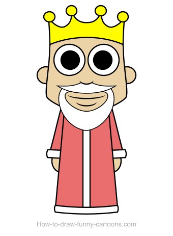 340x463 King Drawing - King Drawing