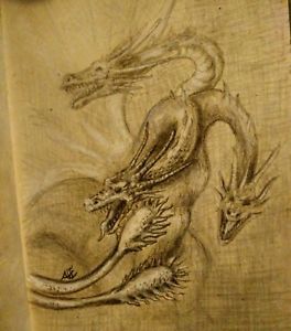 264x300 King Ghidorah - King Ghidorah Drawing