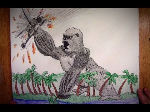 480x360 How To Draw King Kong - King Kong Drawing