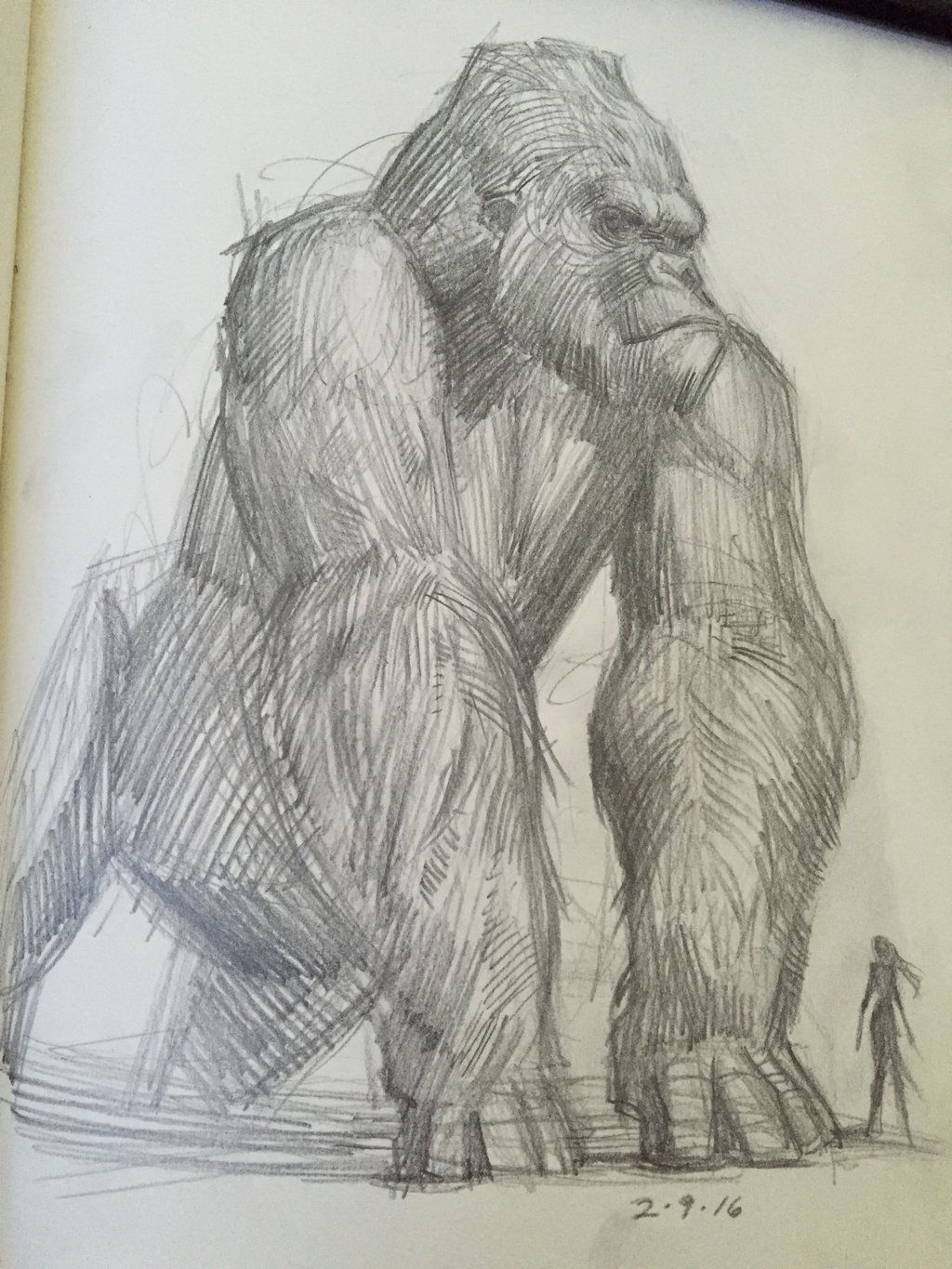 1024x1365 image result for king kong sketch kong king kong, sketches - King Kong Drawing