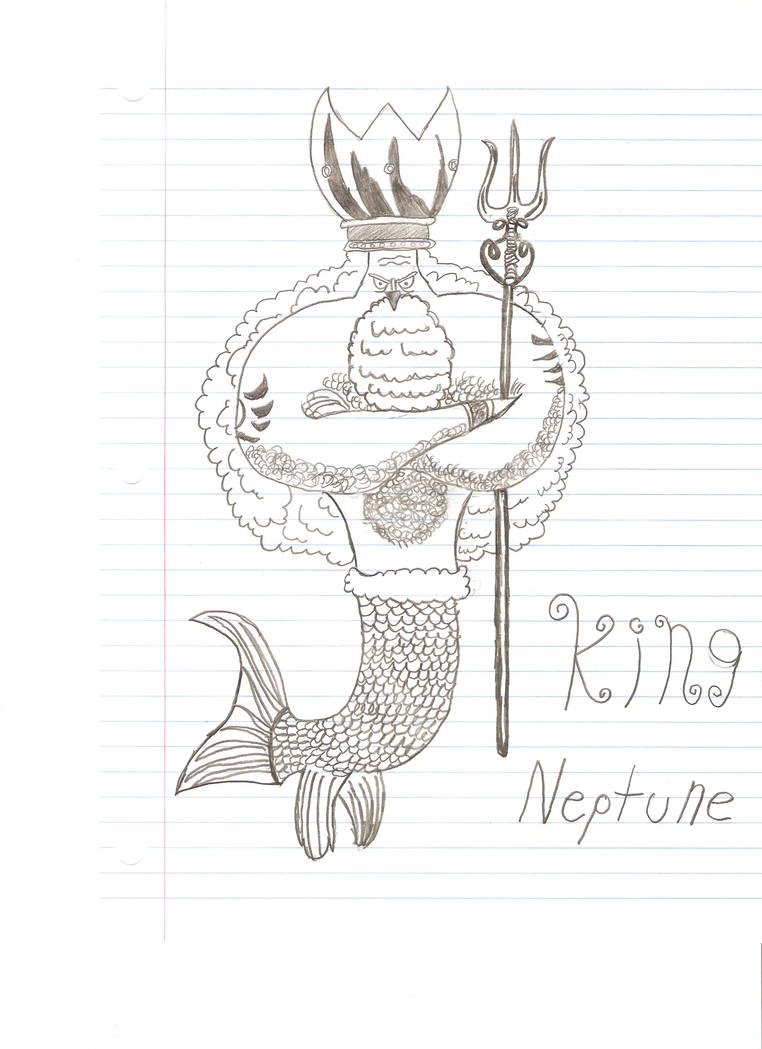 762x1049 King Neptune One Piece - King Neptune Drawing