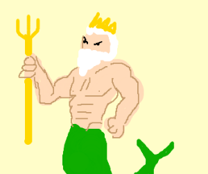 300x250 King Neptune Drawing - King Neptune Drawing