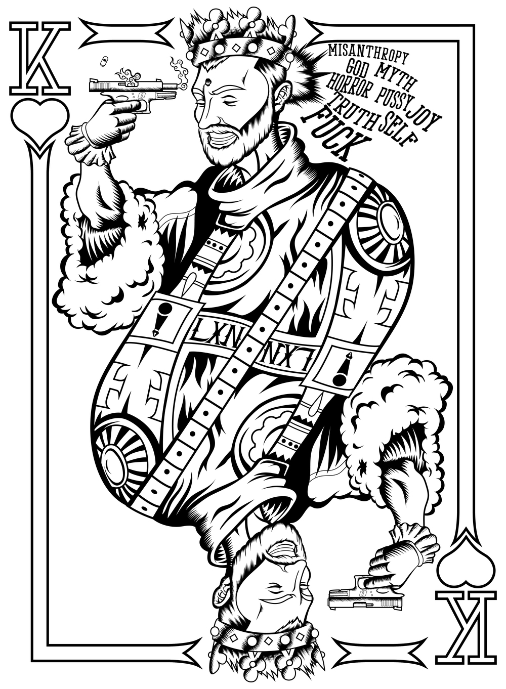 King Of Hearts Drawing